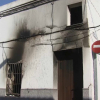 Casa incendiada en Villanueva de la Serena