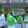 Protesta de médicos en Mérida