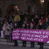 Concentración contra la violencia machista en Cáceres