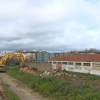 Las máquinas derriban los muros del antiguo Estadio José Pache 