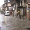 Lluvia, paraguas, Garganta la Olla