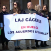 Huelga de letrados en Extremadura
