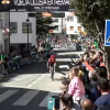Llegada a meta de la tercera etapa de la Vuelta Ciclista a Extremadura Femenina