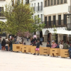 Turistas en Cáceres