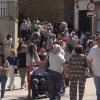 Turistas en Cáceres