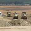 Obras del aeródromo de Mirabel