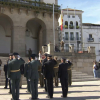 Izado de bandera en Cáceres