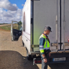 La guardia intercepta un camión con mil kilos de carne mal refrigerada