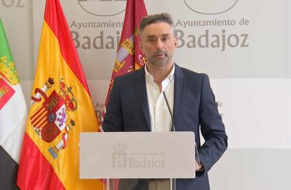 Carlos Pérez, exconcejal de Vox en el Ayuntamiento de Badajoz