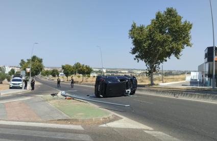 Accidente en la avenida Reina Sofía