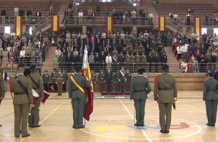 Acto en La Granadilla en honor de la patrona de la Guardia Civil