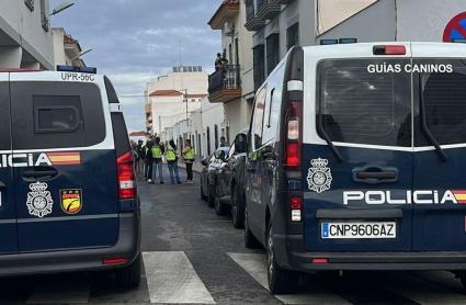 Operación policial en Almendralejo