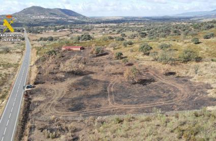 Detenido un hombre como presunto autor de dos delitos de incendio forestal intencionado