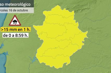 Avisos meteorológicos del 16 de octubre