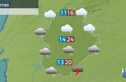 Mapa de previsión 11 de octubre