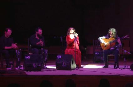 Esther Merino en el Festival Flamenco de Cáceres