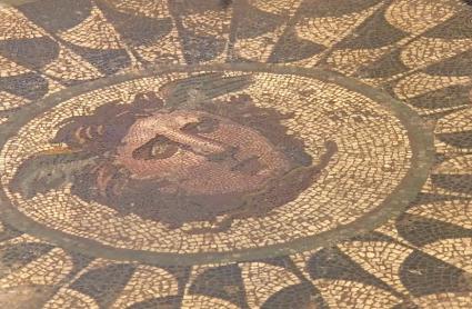 Mosaico de Medusa en Huerta de Otero