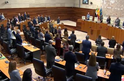 La catástrofe de la DANA ha centrado parte del Pleno de la Asamblea de Extremadura