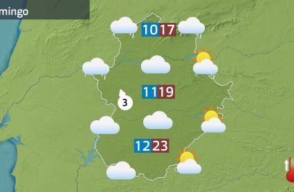 Mapa de previsión del domingo 24 de noviembre