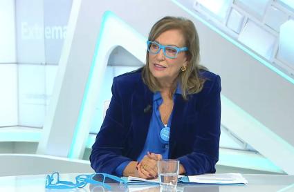 Teresa Chamorro, presidenta de UNICEF Extremadura