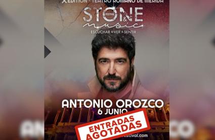 Antonio Orozco en el Stone&Music