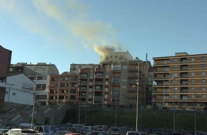 Incendio en Plasencia