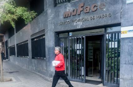 Fachada de un edificio de Muface