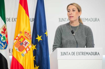 María Guardiola, presidenta de la Junta de Extremadura