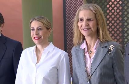 La infanta Elena y María Guardiola en Mérida