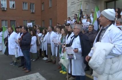 Protesta de médicos