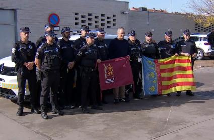 La Policía Local de Badajoz, homenajeada por su labor en la dana