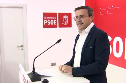 Miguel Ángel Gallardo, secretario general del PSOE en Extremadura