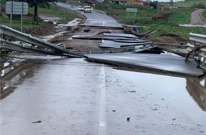 Temporal en Extremadura en imágenes