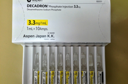 Imagen de una caja de cápsulas de Dexametasona
