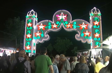 Alumbrado de la Feria de Cáceres. Archivo