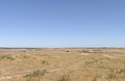 Terrenos donde se prevé instalar la planta fotovoltaica de Los Arenales