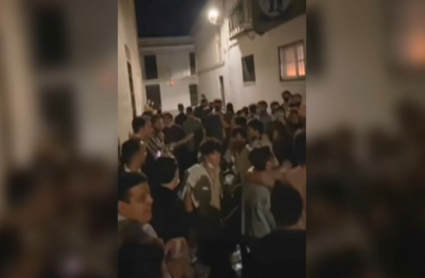 Celebración en Llerena sin las medidas de seguridad