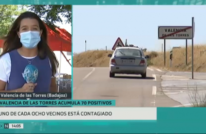 Valencia de las Torres, el municipio con más positivos por habitante