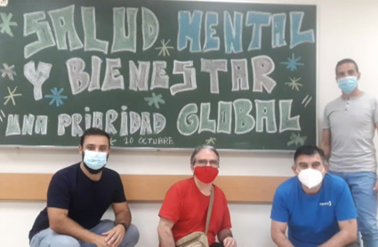 Imagen de una de las marchas virtuales convocadas en el Día de la Salud Mental