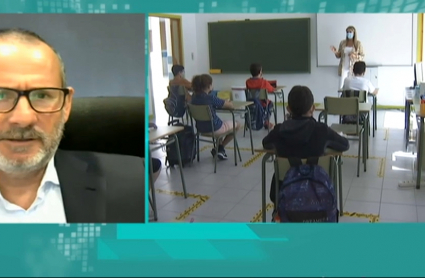 El emprendedor extremeño Juan Carlos Casco ha impulsado la celebración de este foro mundial sobre cómo debe ser la nueva educación del siglo XXI. El emprendedor extremeño Juan Carlos Casco durante una entrevista en directo en Canal Extremadura TV.