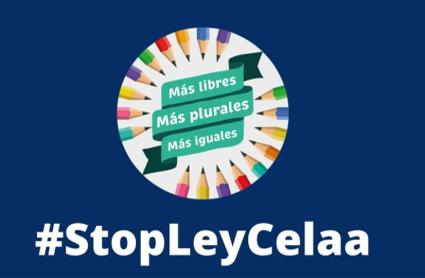 campaña de la plataforma Más Plurales contra la reforma de la ley de Educación