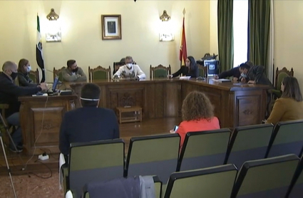 Sala de plenos del Ayuntamiento de Brozas