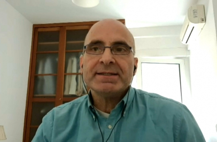 Imagen de la entrevista al epidemiólogo extremeño José Antonio López 