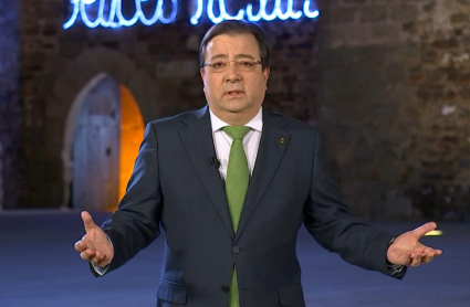 El presidente de la Junta de Extremadura en su discurso de fin de año 