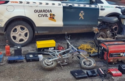 Siete detenidos por robos en la provincia de Badajoz