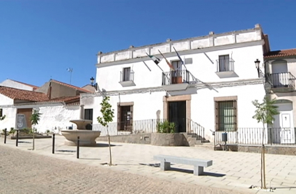 Fachada del Ayuntamiento de Cristina (Badajoz)
