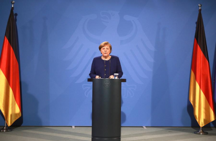 Comparecencia de la canciller Angela Merkel
