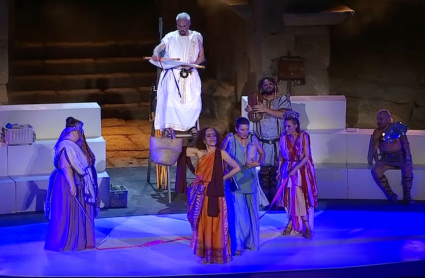 En el teatro romano se representan cada verano varias obras 