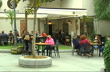 Terraza de un bar de Mérida