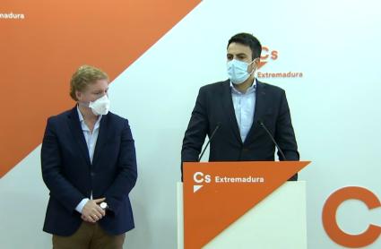 Rueda de prensa de David Salazar e Ignacio Gragera de Ciudadanos